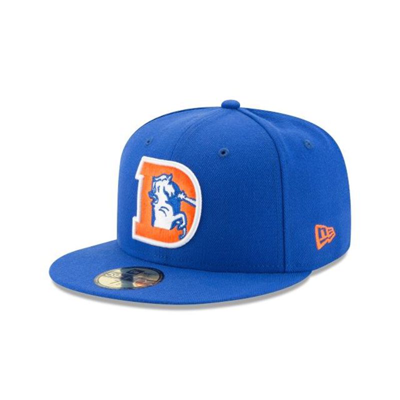 NFL Denver Broncos Classic Logo 59Fifty Fitted (VQX2697) - Blue New Era Caps